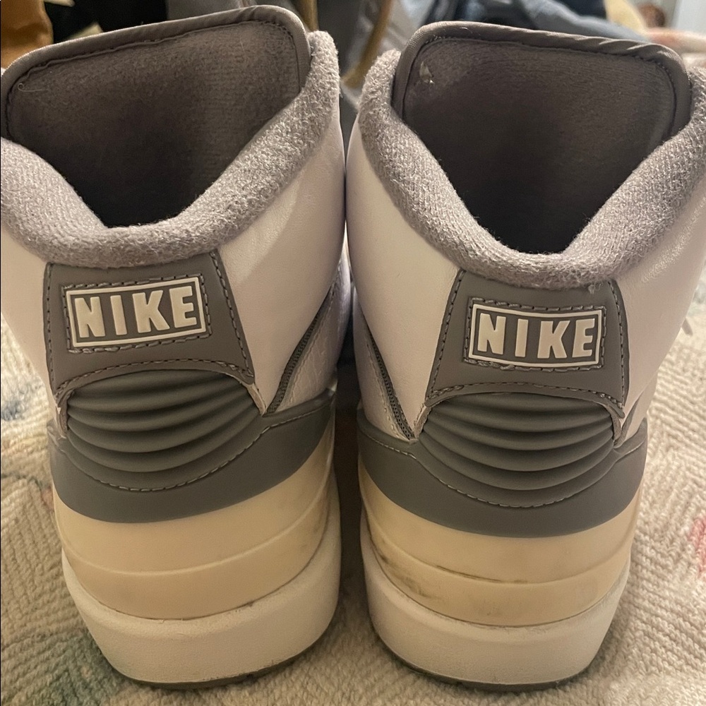 Jordan White High-Top Athletic Shoes - Picture 4 of 8